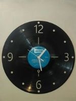 Clock Face Vinyl Record Clock