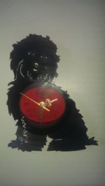 Cockapoo Dog Vinyl Record Clock