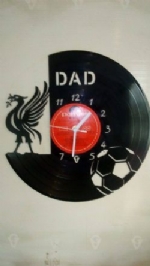 Simple Dad Vinyl Record Clock