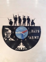 Dads Army Vinyl Record Clock