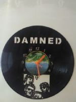 Damned Rock Band Vinyl Record Clock