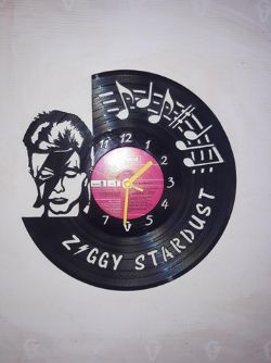 David Bowie - Ziggy Stardust Vinyl Record Clock