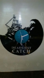 Deadliest Catch Vinyl Record Clock