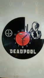 Deadpool Vinyl Record Clock