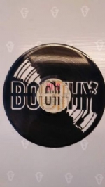 DJ Boothy Vinyl Record Clock