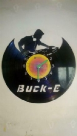 DJ On The Decs Personalised Vinyl Record Clock