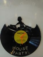 Dj Decks Music Vinyl Record Clock