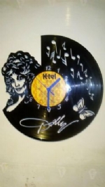 Dolly Parton Vinyl Record Clock