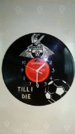 Doncaster Rovers Fc Football Vinyl Record Clock