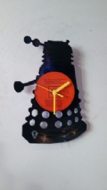 Dr Who Dalek Vinyl Record Clock