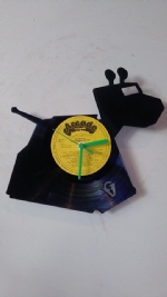 Dr Who K9 Dog Vinyl Record Clock