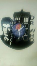 Dr Who David Tennant Vinyl Record Clock