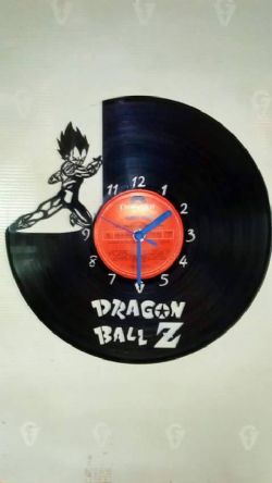 Dragon Ball Z Vinyl Record Clock