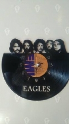 Eagles Rock Band Vinyl Record Clock