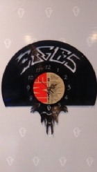 Eagles Rock Band Cover Vinyl Record Clock