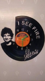 Ed Sheeran Vinyl Record Clock