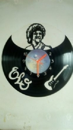 ELO Jeff Lynne Vinyl Record Clock