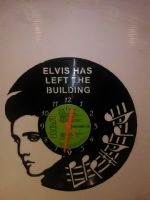 Elvis Music Vinyl Record Clock