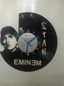 Eminem Stan Themed Vinyl Record Clock