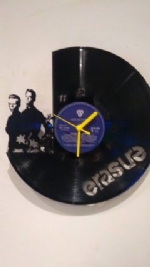 Erasure Vinyl Record Clock