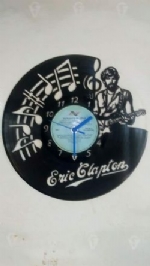Eric Clapton Vinyl Record Clock
