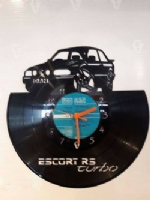 Escort RS Turbo Vinyl Record Clock