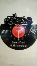F1 Custom Vinyl Record Clock