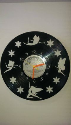 Fairies Vinyl Record Clock