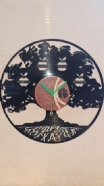 Family Tree Themed Record Clock