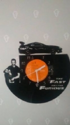 Fast And Furious Vinyl Record Clock