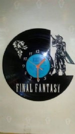 Final Fantasy Vinyl Record Clock