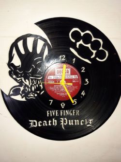 Five Finger Death Punch Vinyl Record Clock