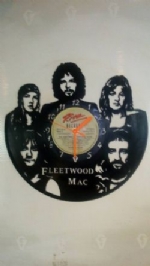 Fleetwood Mac Vinyl Record Clock