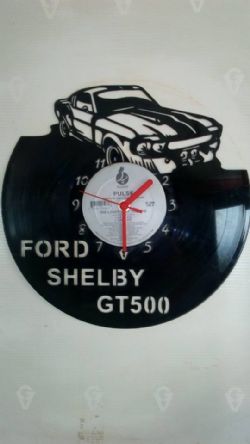 Ford Shelby GT500 Vinyl Record Clock