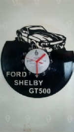 Ford Shelby GT500 Vinyl Record Clock