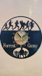 Forest Gump Themed Record Clock