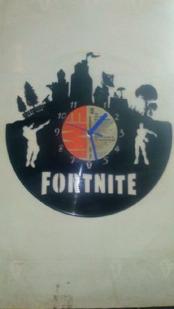 Fortnite Game Vinyl Record Clock