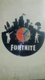 Fortnite Game Vinyl Record Clock