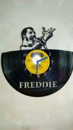 Freddie Mercury Top Vinyl Record Clock