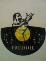 Freddie Mercury Top Notes Vinyl Record Clock