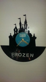 Frozen Castle Themed Vinyl Clock