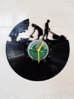 Gardening Scene Themed Vinyl Record Clock