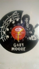 Gary Moore Vinyl Record Clock
