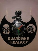 Guardians Of The Galaxy Vinyl Record Clock