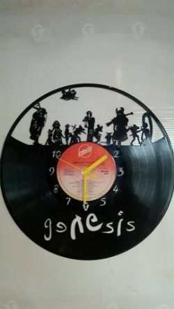 Phil Collins Genesis Vinyl Record Clock