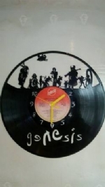 Phil Collins Genesis Vinyl Record Clock