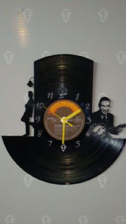 George Formby Vinyl Record Clock