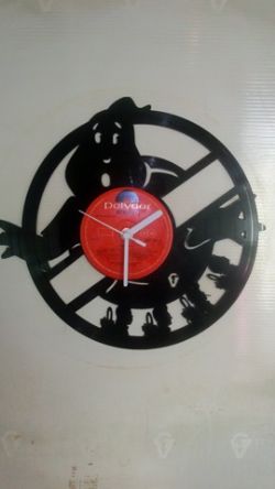 Ghost Busters Vinyl Record Clock