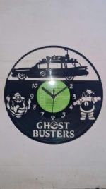 Ghostbusters Car Themed Record Clock
