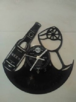 Gin And Beer Vinyl Record Clock